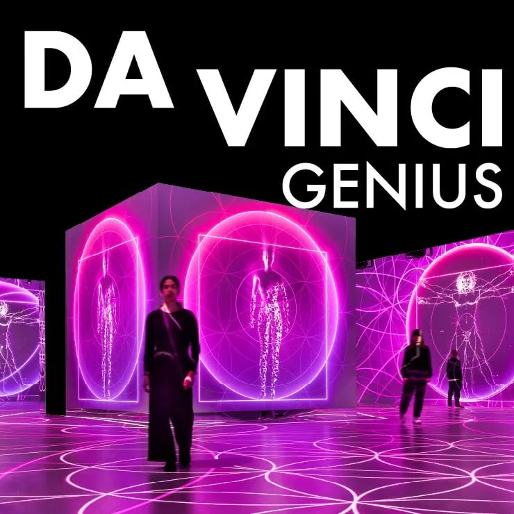 [ENG] Da Vinci Genius - multimediāla mākslas pieredze